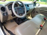 2008 Ford F250 Super Duty XL Regular Cab Camel Interior