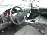 2012 Nissan Titan SV King Cab 4x4 Charcoal Interior
