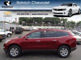 2012 Crystal Red Tintcoat Chevrolet Traverse LT #67645259