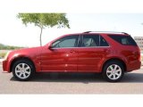Crystal Red Cadillac SRX in 2008
