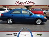 1999 Atlantic Blue Metallic Ford Escort LX Sedan #67645161