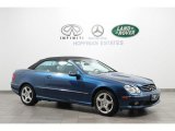 2005 Orion Blue Metallic Mercedes-Benz CLK 500 Cabriolet #67645155