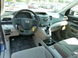 2012 Honda CR-V LX 4WD Gray Interior