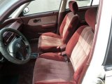 1990 Honda Civic EX Sedan Red Interior