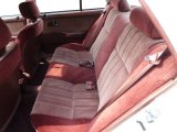 1990 Honda Civic EX Sedan Red Interior