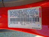 2001 Celica Color Code for Absolutely Red - Color Code: 3P0
