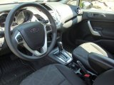 2011 Ford Fiesta SE Hatchback Charcoal Black/Blue Cloth Interior