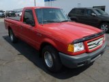 2001 Bright Red Ford Ranger XL Regular Cab #67713288