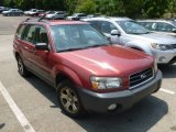 2005 Cayenne Red Pearl Subaru Forester 2.5 X #67713271