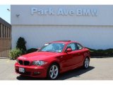 2010 Crimson Red BMW 1 Series 128i Coupe #67713074