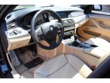 2011 BMW 5 Series 535i Sedan Venetian Beige Interior