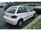 2000 Chevrolet Metro White