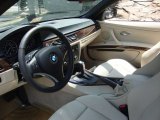 2010 BMW 3 Series 328i Convertible Cream Beige Interior