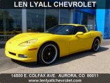 2006 Velocity Yellow Chevrolet Corvette Coupe #67744768