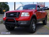 2005 Bright Red Ford F150 FX4 SuperCab 4x4 #67745784