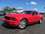 2006 Torch Red Ford Mustang V6 Deluxe Coupe #67744698