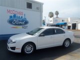 2012 White Suede Ford Fusion S #67744601