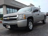 2008 Silver Birch Metallic Chevrolet Silverado 1500 LT Extended Cab #67744563