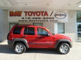 2003 Flame Red Jeep Liberty Sport 4x4 #67744546