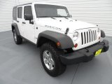 2011 Bright White Jeep Wrangler Unlimited Rubicon 4x4 #67745010