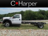 2012 Oxford White Ford F550 Super Duty XL Regular Cab 4x4 Chassis #67744405