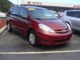 2010 Salsa Red Pearl Toyota Sienna LE #67744349