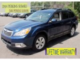 2011 Azurite Blue Pearl Subaru Outback 2.5i Premium Wagon #67744327