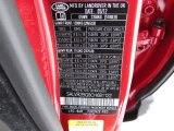 2012 Range Rover Evoque Color Code for Firenze Red Metallic - Color Code: 868