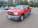 2002 Victory Red Chevrolet Avalanche Z71 4x4 #67745474