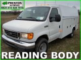 2007 Oxford White Ford E Series Cutaway E350 Commercial Utility Truck #6565987