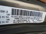 2012 Grand Cherokee Color Code for Mineral Gray Metallic - Color Code: PDM