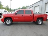 2008 Victory Red Chevrolet Silverado 1500 LT Crew Cab 4x4 #67745426