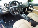 2012 Dodge Avenger SXT Black/Light Frost Beige Interior