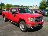 2012 Fire Red GMC Sierra 2500HD SLE Extended Cab 4x4 #67845655