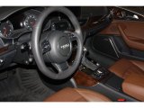 2012 Audi A6 3.0T quattro Sedan Nougat Brown Interior
