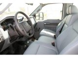 2012 Ford F350 Super Duty XL Regular Cab Utility Truck Steel Interior