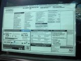 2013 GMC Sierra 1500 Regular Cab 4x4 Window Sticker