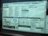 2013 GMC Sierra 1500 SL Extended Cab Window Sticker