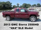 2013 Sonoma Red Metallic GMC Sierra 2500HD SLE Extended Cab 4x4 #67845798