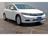 2012 Taffeta White Honda Civic EX Sedan #67845413