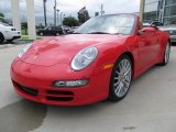 2008 Porsche 911 Carrera 4S Cabriolet Front 3/4 View