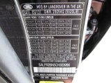 2012 LR2 Color Code for Santorini Black Metallic - Color Code: 820