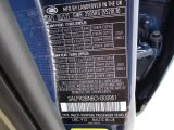 2012 LR2 Color Code for Baltic Blue Metallic - Color Code: 912