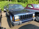 2000 Patriot Blue Pearl Jeep Cherokee Sport 4x4 #67900962