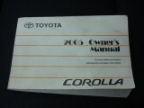 2005 Toyota Corolla XRS Books/Manuals