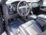 2011 Ford F150 Harley-Davidson SuperCrew 4x4 Black/Silver Smoke Interior