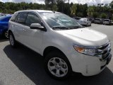 2012 White Platinum Metallic Tri-Coat Ford Edge SEL #67901066