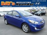 2013 Marathon Blue Hyundai Accent GLS 4 Door #67901411