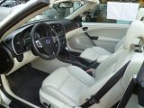 2007 Saab 9-3 2.0T Convertible Parchment Interior