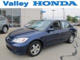 2005 Eternal Blue Pearl Honda Civic EX Sedan #67900750
